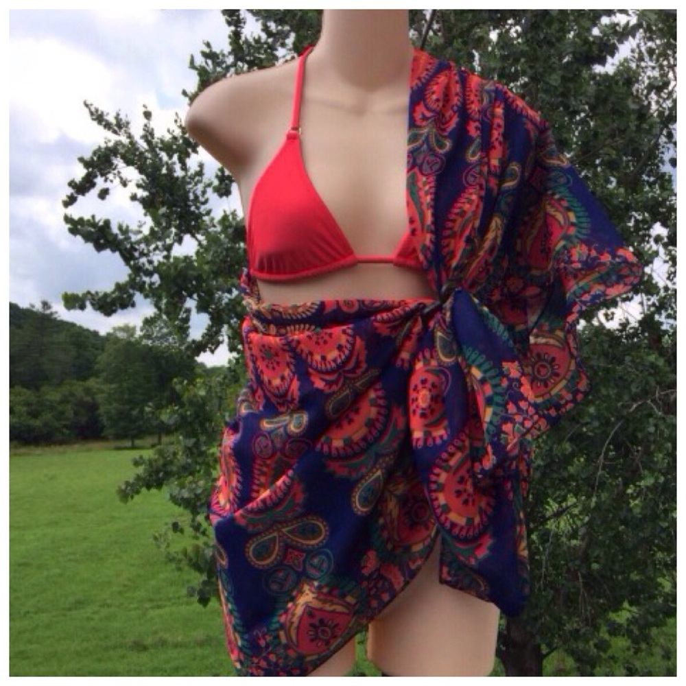 You Choose Hand Made Coconut Sarong Swim Wear Buckle NEW